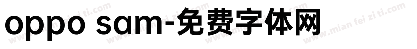 oppo sam字体转换